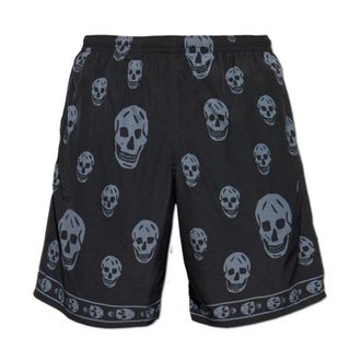 Alexander McQueen Hombre, Trajes de baño, Negro, Talla: L