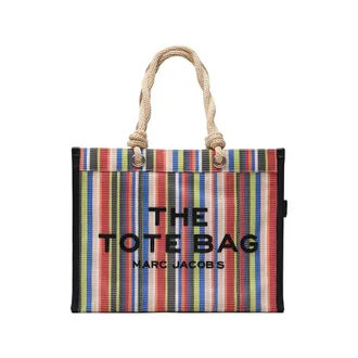 Marc Jacobs The Large Stripe Mesh Rope Tote Bag