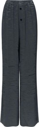 Maison Margiela Broeken, Dames, Grijs, S, Wide Broeken