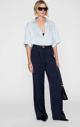 Anine Bing Coco Shirt in Spring Mint at Nordstrom, Size Medium