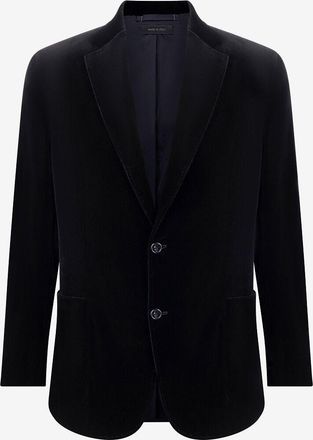 Brioni Einreihiger Blazer aus Samt