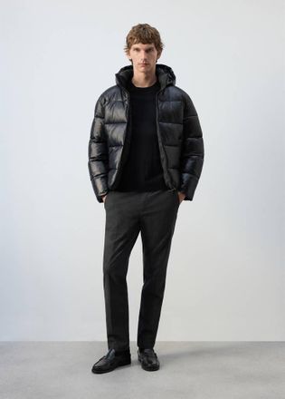 Mango Anorak trapuntato water-repellent nero - Uomo - XXL - MANGO MAN