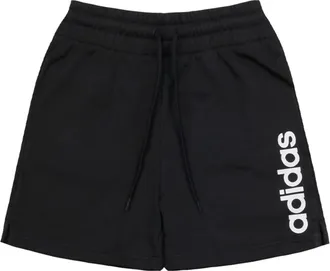 adidas (WMNS) adidas Essentials Linear French Terry Shorts Asia Sizing Black White IC4442