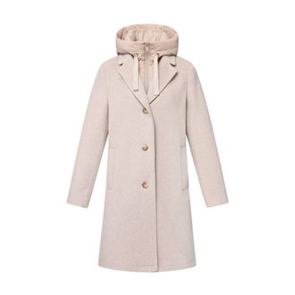 HV Polo Woolmix Jas Jennifer - Dames - Mantels - Beige - Maat: 3XL Wol