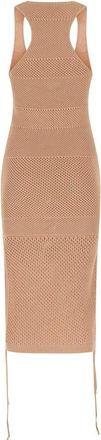 ADĀMO Andrea Adamo Viscose Knit Dress - Beige