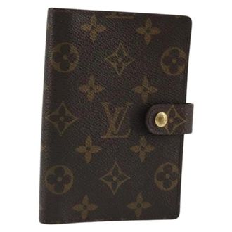Louis Vuitton Pre-owned Wallets, female, Brown, Size: ONE SIZE Pre-owned Day Planner Cover
