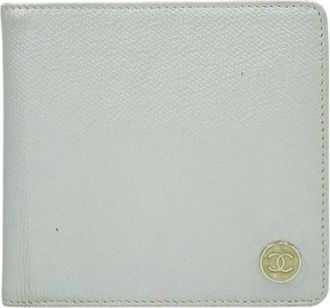 Chanel Pre-owned Wallets, female, Gray, Size: ONE SIZE Pre-owned Vintage Wallet