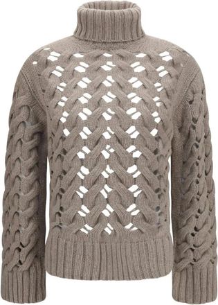 P.A.R.O.S.H. Jersey de cuello alto - Knitwear - Mujer - Marr&oacute;n - L