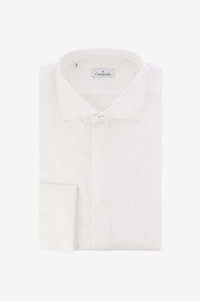 Giampaolo Smoking-Hemd aus Popeline