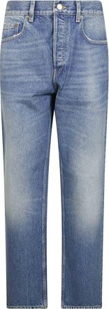 Golden Goose Loose Medium Blue Washed Denim Jeans