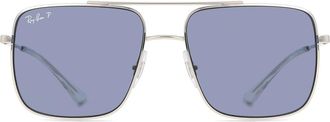 Ray-Ban RB3758 Ari Polarized 003/2V Mens Sunglasses Silver Size 54