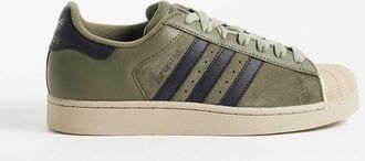 adidas Originals Superstar II - Sneakers kaki e nere-Nero