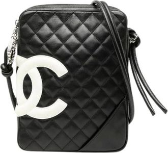 Chanel Pre-owned Cross Body Bags, female, Black, Size: ONE SIZE Pre-owned Vintage Cross Body Bag