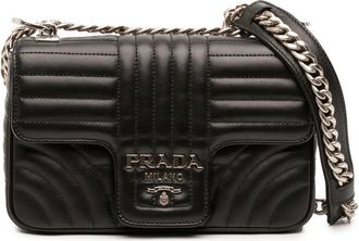 Prada Pre-owned Prada Mini Soft Calf Impunture Diagramme Crossbody Ladies HHZVNTBBOOQBW01P
