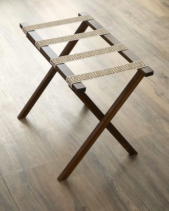 Gate House Furniture Greek Key Luggage Rack