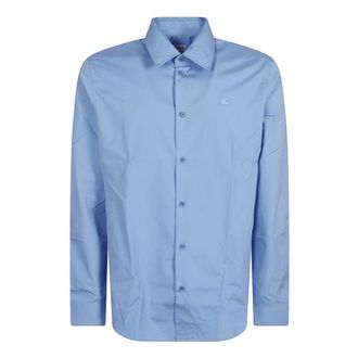 Burberry Casual Shirts, male, Blue, Size: XL Casual Shirt