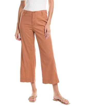 Michael Stars Geraldine Straight Leg Linen-Blend Pant