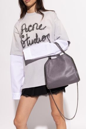 Stella McCartney Falabella Mini Shoulder Bag, Womens, Grey