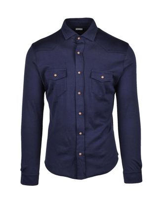 Eleventy Multicolor Men Cotton Shirt
