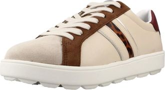 Geox Schoenen, Dames, Beige, 39 EU, Sneakers