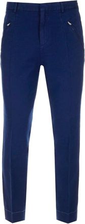 Maison Margiela Broeken, Heren, Blauw, L, Katoen, Slim-fit broek