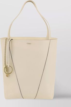 Chlo&eacute; chlo&eacute; spin leather bucket bag