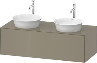 Duravit Tulip Blanco, Mueble De Pared, Ancho 1300 X Fondo 550mm, - Duravit