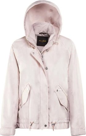 Moorer Jassen, Dames, Roze, 3Xs, Lichtgewicht Acqua Parka met Waterafstotend Membraan