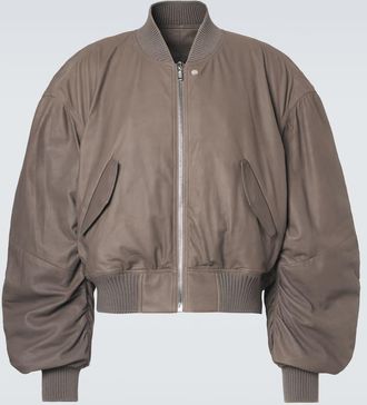 Rick Owens Bomber Secchia Flight in pelle
