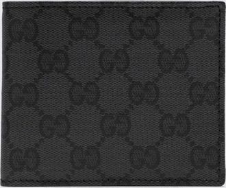 Gucci Portafoglio a libro in tessuto GG Supreme con interni in pelle