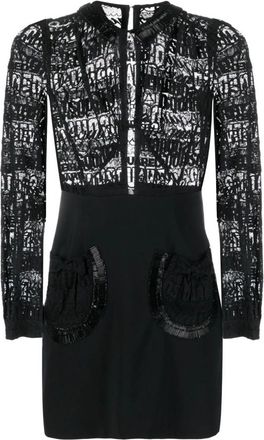 Dsquared2 900c Jurk - Dames - Korte kleedjes - Zwart - XS - Kleedjes