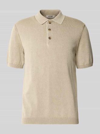 Only & Sons Regular Fit Poloshirt aus reiner Baumwolle Modell GARSON in Beige, Gr&ouml;&szlig;e XXL