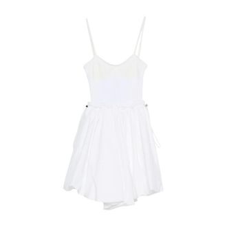 The Attico Dames, Jurken, Wit, Maat: XS Katoen