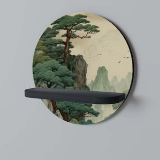 OEM Verdure Abyss Estante Redondo Negro