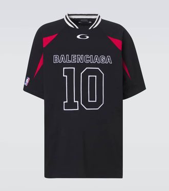 Balenciaga x NBA logo cotton jersey T-shirt