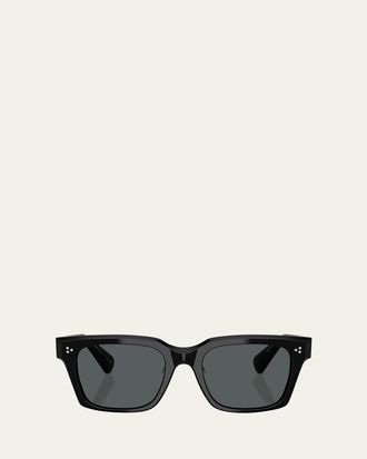 Oliver Peoples Mens Ov5564su Polarized Square Sunglasses