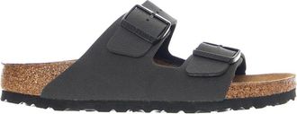 Birkenstock Arizona Birko Flor Narrow Fit - Heren - Sandalen - Grijs - 37 EU - Schoenen