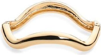 Nordstrom Rack Wavy Hinge Bracelet in Gold at Nordstrom Rack