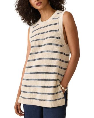 Faherty Miramar Linen-Blend Sweater Tunic