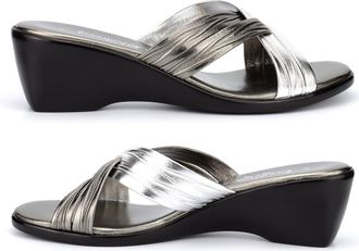 Generic Womens Wedges Size 3 Comfort Sandals Size 5 Womens Wedge Heel Sandal Ladies Mule Ladies Summer Sandals Slip On Shoes Slip On Sandal Wedges Wedge Mule 