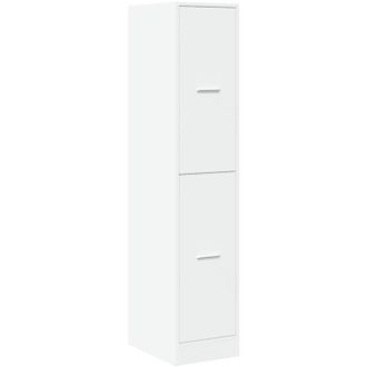 vidaXL Apothecary Cabinet White 30x41x144.5 cm Engineered Wood Vidaxl