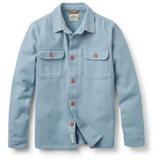 Passenger Island Heavy Twill Shirt Hemd f&uuml;r Herren | t&uuml;rkis/grau