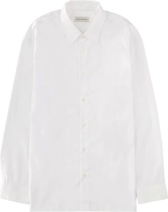 Dries Van Noten Heren, Overhemden, Wit, Maat: S