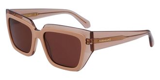 Ferragamo SF 2002S 265 Womens Sunglasses Pink Size 55
