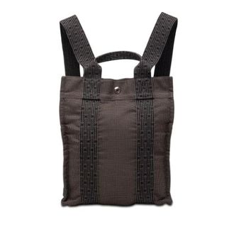 Herm&egrave;s Pre-owned Backpacks, female, Brown, Size: ONE SIZE Pre-owned Herline PM Backpack