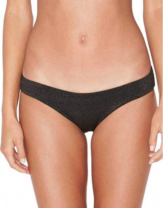 L*Space Shine On Me Sandy Reversible Classic Bikini Bottom In Black