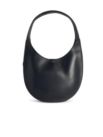 Coperni Medium Soft Swipe Black Lear Bag