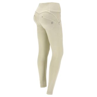 Freddy Pantaloni push up WR.UP vita media tessuto navetta tinto in capo