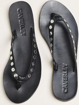 Caverley Studded Thong Sandals