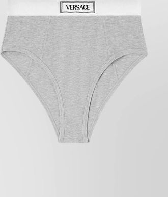 Versace ribbed high-rise briefs
